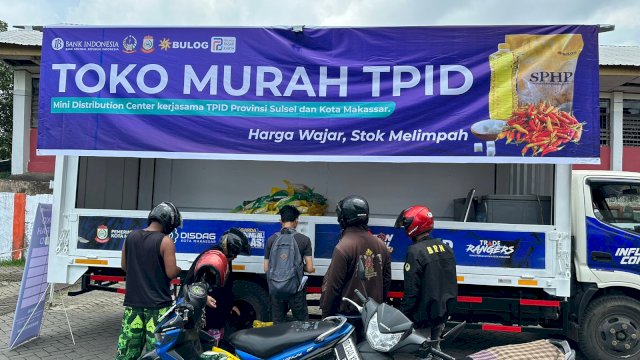 Jaga Inflasi Desember 2023, Mini Distribution Center Sasar Pasar Tradisional di Makassar