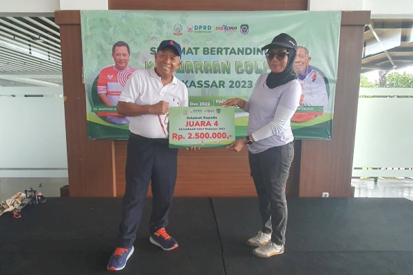 Kadispora Suherman Komitmen Dukung Perkembangan Golf di Sulsel