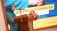 Sofha Marwah Bahtiar Paparkan Pencapaian PKK Sulsel di Hadapan Tim Monev Bidang Penguatan Ketahanan Keluarga