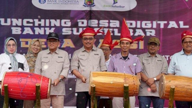 Bank Sulselbar Launching Desa Digital di Kabupaten Jeneponto