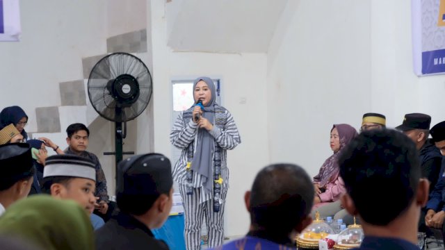 Wakil Bendahara Umum Partai NasDem, Fatmawati Rusdi Meresmikan Posko Pemenangan AMIN di Takalar 