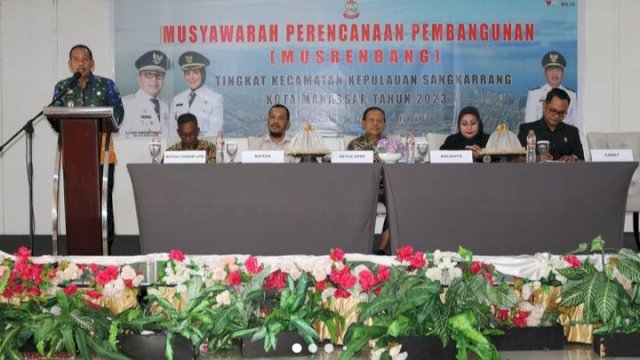 Camat Ramli Lallo Buka Musrembang Tingkat Kecamatan Sangkarrang