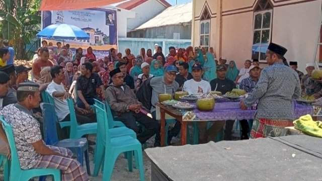 Camat Ramli Lallo Dampingi Ketua DPRD Makassar Lakukan Peletakan Batu Pertama Masjid Nurul Jazirah