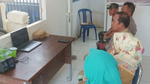 Camat Ramli Lallo Bersama Jajaran Hadir Secara Virtual Peresmian Kontainer Terpadu Makassar