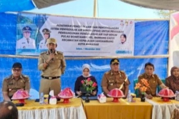 Camat Ramli Lallo Hadiri Peresmian Pengelolaan-Pengembangan SPAM