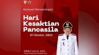 Hari Kesaktian Pancasila, Ramli Lallo: Mari Tingkatkan Kesadaran Akan Nilai-nilai Pancasila
