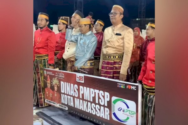 Jajaran DPMPTSP Makassar Kompak Hadiri Karnaval Budaya