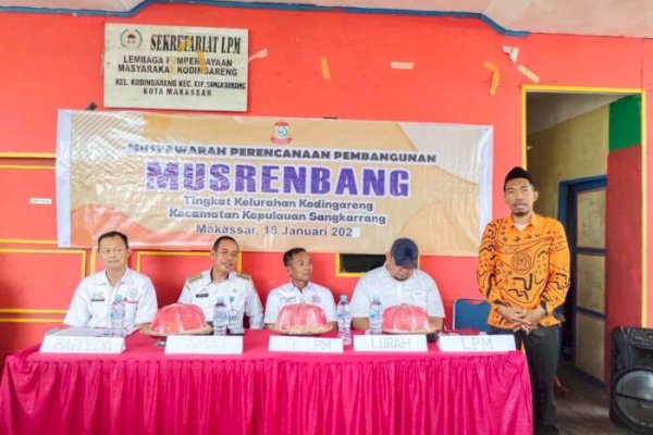 Camat Sangkarrang Hadiri Musrembang Tingkat Kelurahan