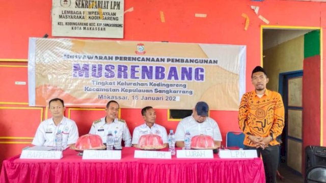 Camat Sangkarrang Hadiri Musrembang Tingkat Kelurahan