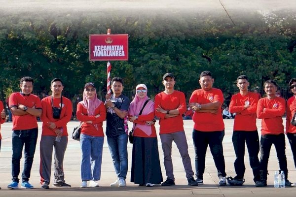 Kontingen Tamalanrea Turut Hadiri Pembukaan Porseni KORPRI lingkup Pemkot Makassar