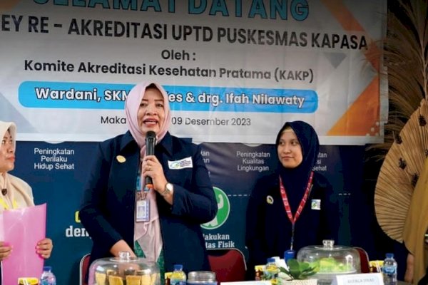 Camat Tamalanrea Turut Hadiri Pembukaan Survey Re-Akreditasi Puskesma Kapasa