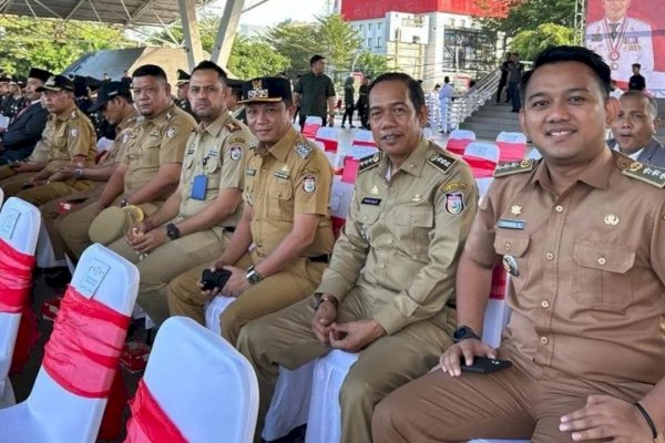 Camat Ramli Lallo Turut Hadiri Upacara Peringatan Hari Lahir Pancasila