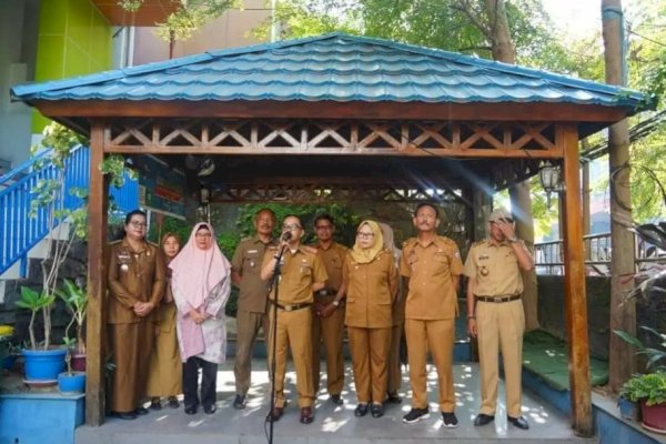 Camat Harun Rani Pesan Ini Saat Pimpin Lepas Sambut Lurah Maricaya