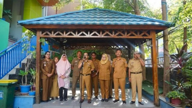 Camat Harun Rani Pesan Ini Saat Pimpin Lepas Sambut Lurah Maricaya