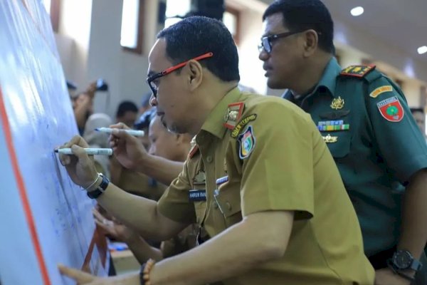 Tripika Kecamatan-Seluruh Lurah Hadiri Pelaksanaan Deklarasi Netralitas ASN Lingkup Pemkot Makassar