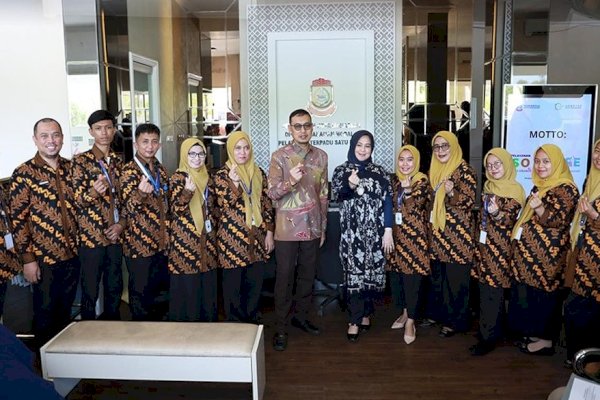 Jajaran DPMPTSP Terima Kunjungan Wawali Makassar Fatmawati Rusdi