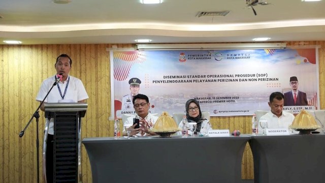 DPMPTSP Makassar Gelar Diseminasi SOP