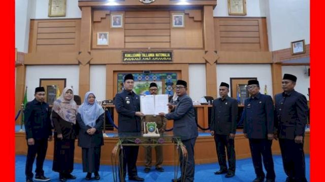 DPRD Pangkep Gelar Rapat Paripurna Persetujuan Bersama KUA PPAS Tahun 2024