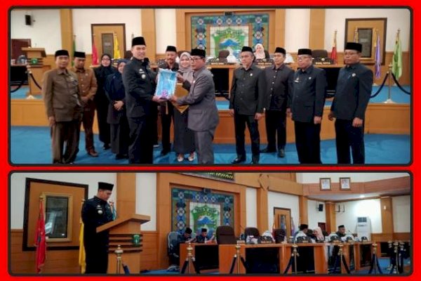 DPRD Pangkep Gelar Rapat Paripurna Penyerahan Ranperda APBD Perubahan 2023