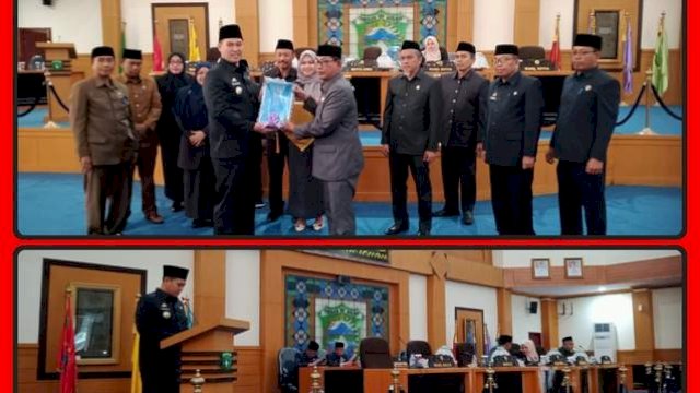 DPRD Pangkep Gelar Rapat Paripurna Penyerahan Ranperda APBD Perubahan 2023