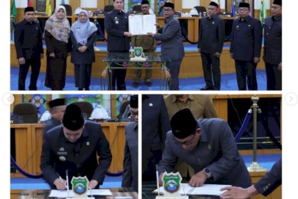 Rapat Paripurna Pertama DPRD Pangkep dalam Rangka Penyampaian KUA PPAS Tahun 2024