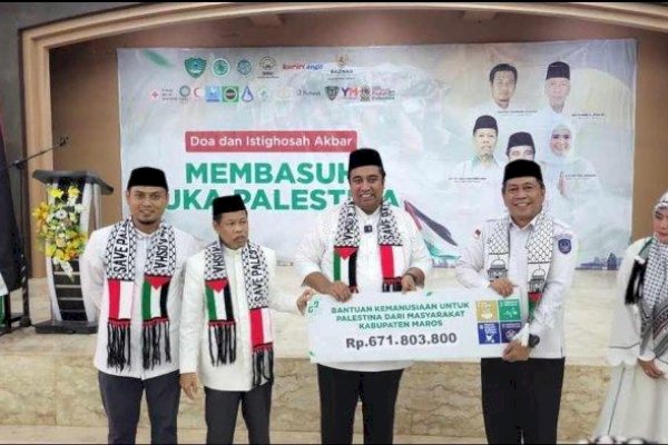 Pemkab Maros Berhasil Kumpulkan Rp671 Juta untuk Palestina