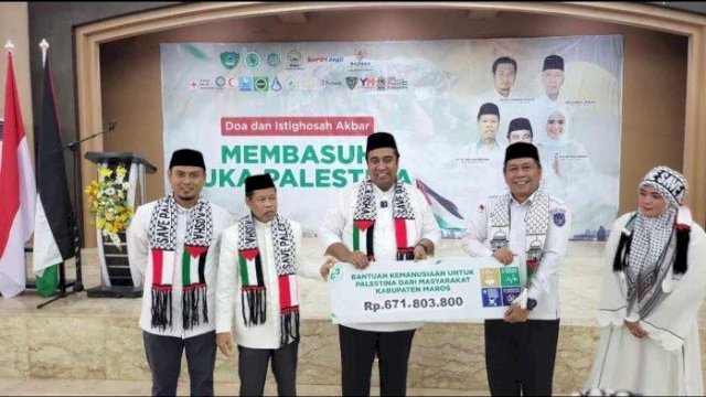 Pemkab Maros Berhasil Kumpulkan Rp671 Juta untuk Palestina