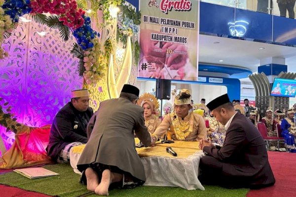 Nikah Gratis di Maros, Ketua DPRD & Bupati Jadi Saksi
