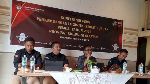 KPU Sulsel Temukan 93.653 Surat Suara Tidak Layak, Berasal dari 24 Daerah