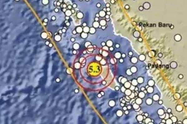 Gempa Magnitudo 5,3 Guncang Mentawai Sumbar