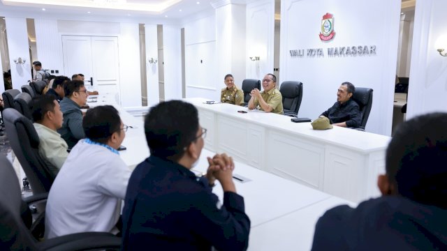 Komisioner KPU Makassar Perkuat Kolaborasi, Temui Danny Pomanto Bahas Kesiapan Pemilu 2024