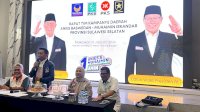 Wabendum Timnas Fatmawati Rusdi Hadiri Langsung Rapat Konsolidasi Perdana TKD AMIN Sulsel