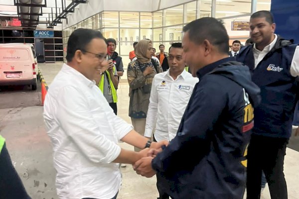 Dipimpin Rusdi Masse-Syahar, Kompaknya kader NasDem Se-Sulsel Jemput dan Temani Anies di di Makassar