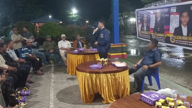 Caleg DPR RI dari Partai NasDem, H. Sahiruddin Silaturahmi dan Sosialisasi Bersama Warga dan Tokoh Masyarakat.