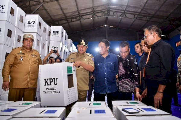 99 Persen Logistik Pemilu di Maros Sudah Siap