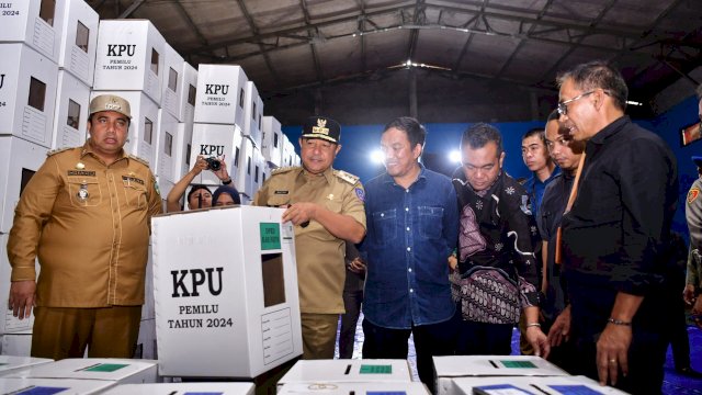 99 Persen Logistik Pemilu di Maros Sudah Siap