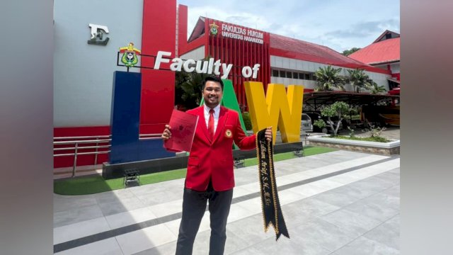 Politisi Golkar Sulsel Zulham Arief Sukses Raih Gelar Magister Kenotariatan di Unhas