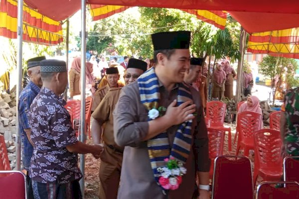 Jelang Ramadan, Bupati Pangkep Yusran Resmikan Masjid SMPN 2 Pangkajene