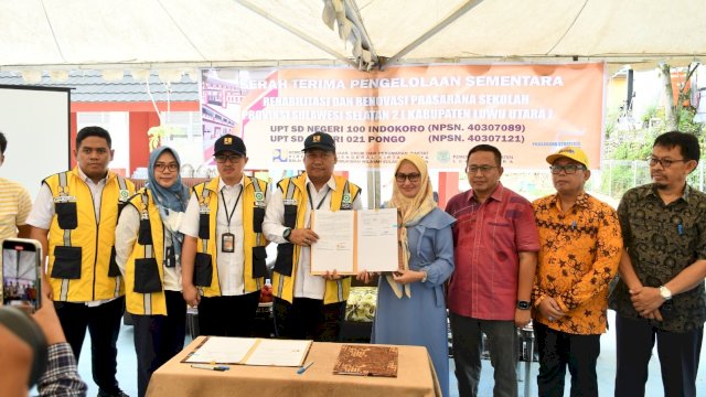 Berkat Atensi Muhammad Fauzi, Dua Sekolah di Luwu Utara Terdampak Banjir Bandang Kini Telah Direnovasi