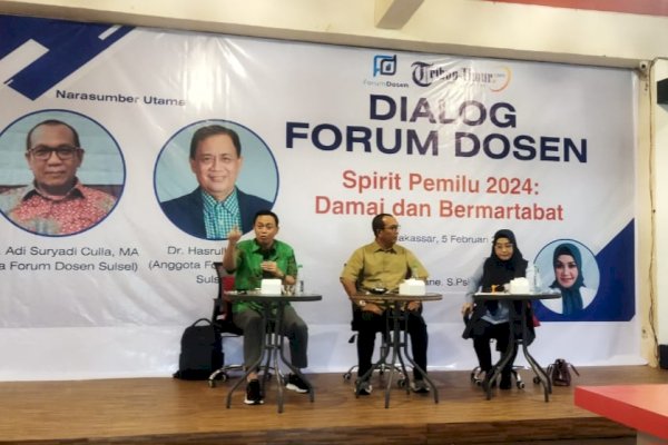 H-9 Jelang Pencoblosan, Forum Dosen Makassar Dukung Pemilu Damai-Bermartabat