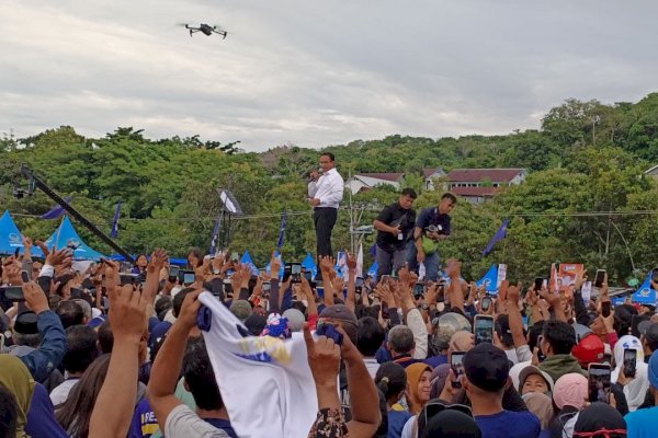 Di Konsolidasi Akbar NasDem Se-Sulsel, Anies Sampaikan Semangat Perubahan Dihadapan Puluhan Ribu Masyarakat