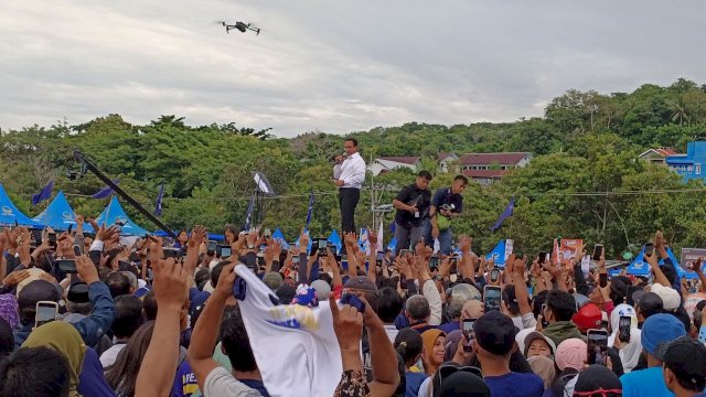 Capres Anies Baswedan Hadiri Konsolidasi Akbar Partai NasDem Sulawesi Selatan.