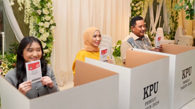 Selesai Mencoblos, Pj Gubernur Sulsel Imbau Warga Segera ke TPS Salurkan Hak Pilih