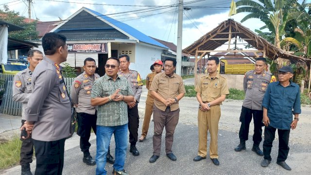Muhammad Fauzi Tinjau Lokasi Pembangunan Rusun Asrama Polisi Polres Luwu Utara