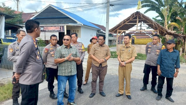 Muhammad Fauzi Tinjau Lokasi Pembangunan Rusun Asrama Polisi Polres Luwu Utara