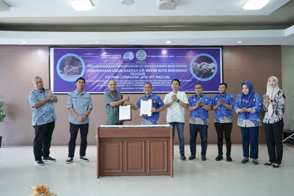Upaya Tekan Angka Kehilangan Air, Perumda Air Minum Kota Makassar Gandeng Palyja