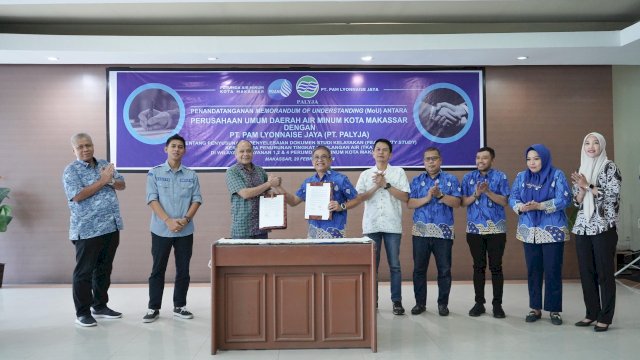 Upaya Tekan Angka Kehilangan Air, Perumda Air Minum Kota Makassar Gandeng Palyja