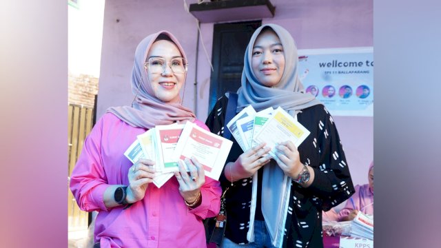 Ketua DPRD Sulsel Bareng Keluarga Kompak Mencoblos di TPS 11 Kelurahan Balla Parang