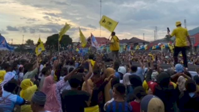 Ribuan Masyarakat Hadiri Kamapanye Akbar Prabowo-Gibran di Kota Ternate, Maluku Utara
