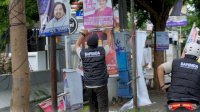 Bapenda Bersama Stakeholder Terkait Lakukan Penertiban Reklame Pemilu